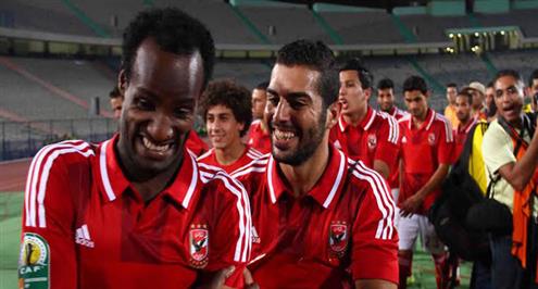 الاصابة تمنع رحيل وصلاح الدين من مران الأهلي 